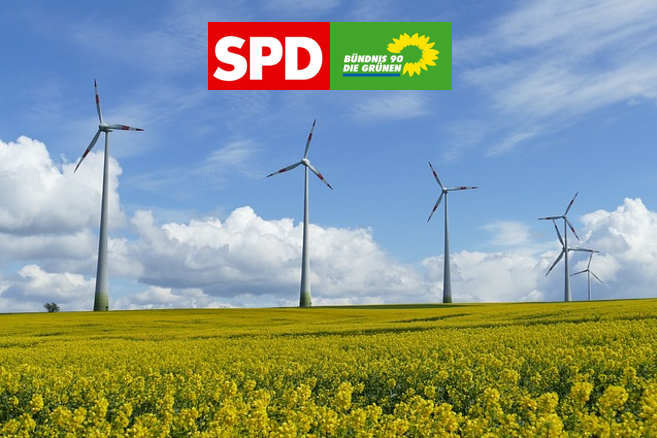 SPD und Grüne beantragen Windenergieflächen an der Scheidingerstraße